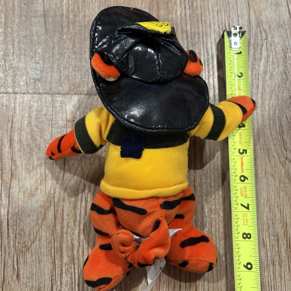 Fireman Tigger Mini Bean Bag Disney Store Firefighter Plush Winnie The Pooh Pal - Picture 5 of 5